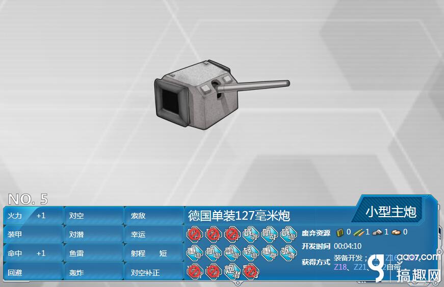 战舰少女r德国单装127毫米炮厉害吗 [图]图片1