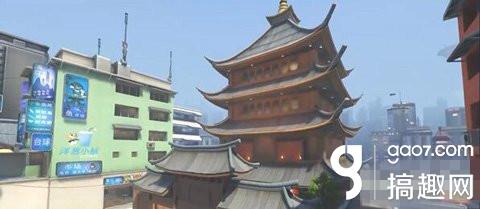 守望先锋春节夺旗模式景色改动 黑夜变白昼的漓江塔