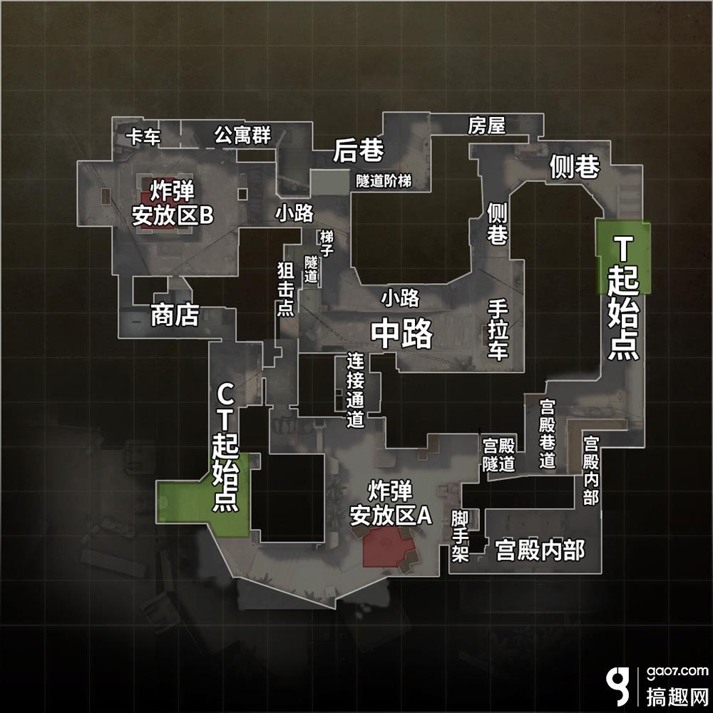 csgo游戏内各地图如何报点 各地图报点汇总一览