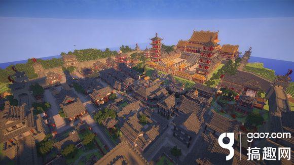 我的世界纯正中国风盘灵古域地图下载 Minecraft我的世界专区 搞趣网